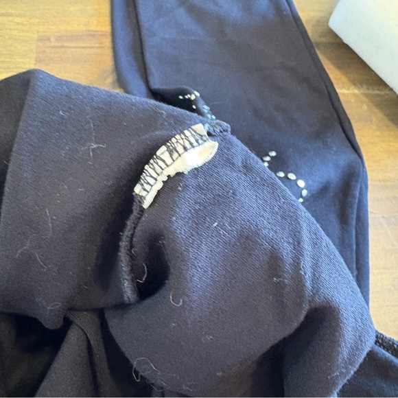 DESIGUAL Black Stud Accent Pull On Leggings Pants High Waisted Stretchy M - Picture 7 of 12